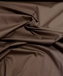 Tissus à blouse - 115cm - polyester coton extensible brun