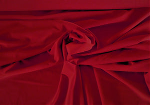 Polyester lycra - 150cm (60") - Rouge