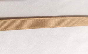 Ruban cordé beige - 1cm (3/8")