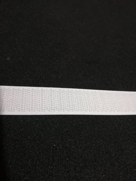 Velcro mâle blanc - à coudre - 2cm (3/4