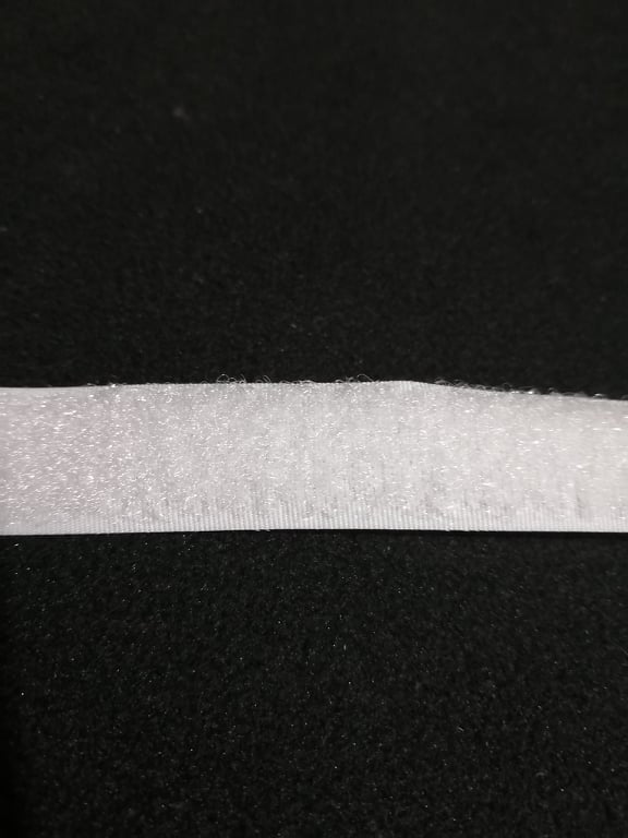 Velcro femelle blanc - à coudre - 2,5cm (1